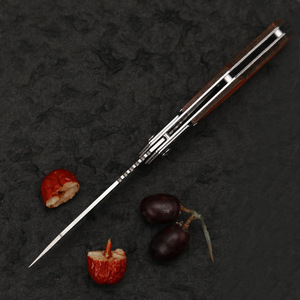 Cuchillo plegable de acero inoxidable, cuchillo multifuncional para exteriores, cuchillo plegable, cuchillo para montañismo y camping, afilado y - Product Image 3