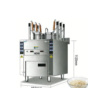 Cocedor de Fideos Automático de Grado Comercial, Hervidor de Pasta de Alta Eficiencia con Entrada y Salida de Agua Automáticas - Product Image 3