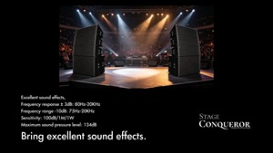 Sistema de Altavoces Line Array para Exteriores de Gran Tamaño, Resistente al Agua, 500W 2x10 Pulgadas con Subwoofer de 600W 18 Pulgadas, para Estadios, Conciertos, <span class=keywords><strong>DJ</strong></span>, <span class=keywords><strong>PA</strong></span> - Product Image 3