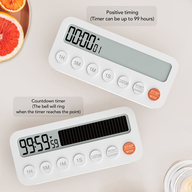 Magnetic Digital Timer for Precision Cooking Office Study Focus Travel Durable Countdown Timer
