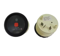 Hourmeter Elektrik Asli Original Gauge 331810012007 331-810-012-007 52MM 24v untuk Bus/Coach Merek VDO