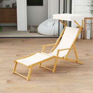 <span class=keywords><strong>Tumbona</strong></span> <span class=keywords><strong>Plegable</strong></span> de Madera Maciza para Piscina, Resort, Hotel, Jardín, <span class=keywords><strong>Tumbona</strong></span> de Exterior para Playa <span class=keywords><strong>con</strong></span> Reposapiés - Product Image 5