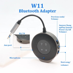 Adaptateur <span class=keywords><strong>Bluetooth</strong></span> 5.3V, <span class=keywords><strong>émetteur</strong></span>-<span class=keywords><strong>récepteur</strong></span> TxRx pour lecteur audio AUX monté sur <span class=keywords><strong>voiture</strong></span> avec combinaison chargeur - Product Image 2
