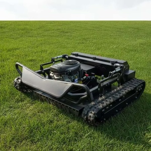 Tondeuse à gazon sur chenilles Big Power Briggs Stratton avec moteur 810CC, vitesse de marche de 4 km/h, débroussailleuse télécommandée pour pentes - Product Image 1