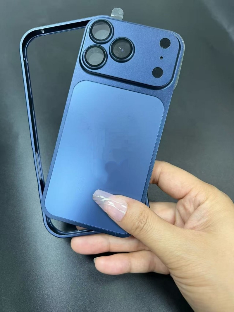 Azul oscuro (parachoques + panel trasero de metal)