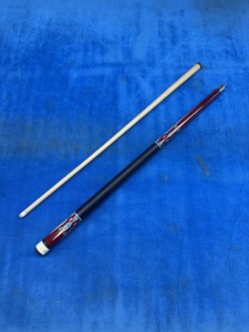 Queue de billard 1/2 en érable, pointe de 12,5 mm, enveloppe lisse, finition arc-en-ciel, haute qualité, plusieurs styles, en promotion. - Product Image 5