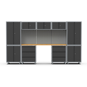 Kinbox Home 14 Piece Garage <b>Storage</b> System Garage <b>Tool</b> <b>Cabinet</b> Supports Customized DIY 20CM14 Module Workshop Garage <b>Storage</b> Met - Product Image 2