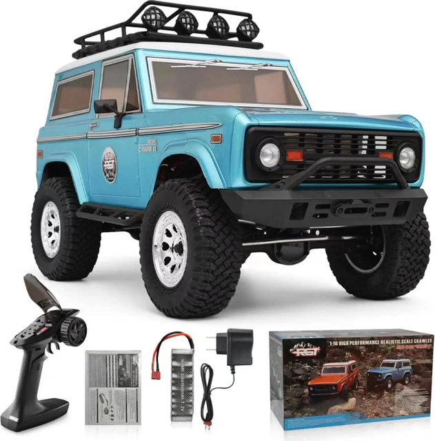 RGT 136100 V3FD 1/10 RC Truck Body 4WD Off-Road Remote Control Racing Buggy Metal Radio Control Toy New Remote Control Car