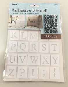27657 1pc/pkg PVC transferts lettre chiffres auto-adhésif impression papier <span class=keywords><strong>pochoir</strong></span> <span class=keywords><strong>pour</strong></span> bricolage dessin - Product Image 6
