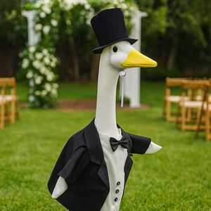 Déguisement de canard en métal pour la saison des mariages, idéal pour offrir, amusant pour Halloween, utilisation en extérieur et en intérieur, décoration intérieure, style campagnard - Product Image 4