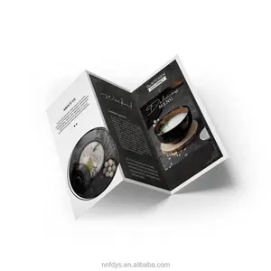 Flexografie Digitaal Scherm A4 Formaat Ontwerp Ronde Bedrukte Stof Houders Elegant Monster Bruiloft Brochure