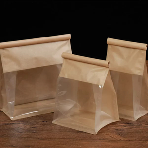 Bolsas Ziplock para Pan Tostado con Borde Enrollado <span class=keywords><strong>de</strong></span> Alambre <span class=keywords><strong>de</strong></span> Hierro, para Empacar Pan <span class=keywords><strong>de</strong></span> <span class=keywords><strong>Arroz</strong></span> Glutinoso, Empaque <span class=keywords><strong>de</strong></span> Alimentos Kraft - Product Image 5