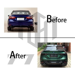 Kit Carrozzeria di Alta Qualità in Materiale PP da Vecchio a Nuovo Modello per TOYOTA Camry 2018-2022, Conversione in Stile <span class=keywords><strong>Khan</strong></span> con Paraurti Anteriore e Posteriore, Griglia Laterale - Product Image 3