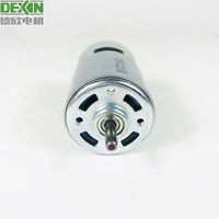Moteur générateur électrique miniature à courant continu à aimant permanent RS775, couple élevé, 100W, 12V, 20000 tr/min, avec roulement à billes, pour scie circulaire de table