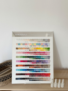 Ensemble de vernis à ongles adhésifs 150 couleurs unies, haute saturation, auto-nivelant, spécial salon de manucure, nouveau produit 2026 - Product Image 1