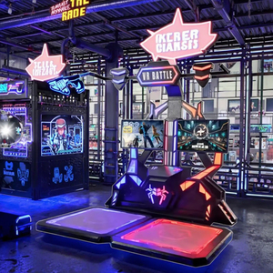 Nouvelle machine de jeu d'arcade JiaYi JY-SZDJ02S pour centre commercial, jeu de tir à deux joueurs, dispositif de réalité <span class=keywords><strong>virtuelle</strong></span> 9D, en bois, Guangdong - Product Image 4