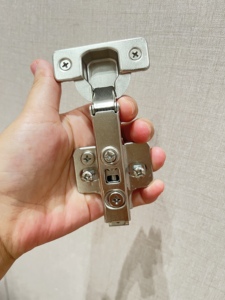 Tornillos preensamblados con espiga y tornillos europeos, <span class=keywords><strong>bisagras</strong></span> de gabinete de cierre suave de fácil instalación con espiga - Product Image 4