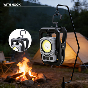 Linterna LED Multifuncional SQ-G22 con Clip, Portátil, para Camping, Carga Tipo-C, Resistente al Agua IPX4, 1200lm, Blanca y Roja, para <span class=keywords><strong>Taller</strong></span> - Product Image 2