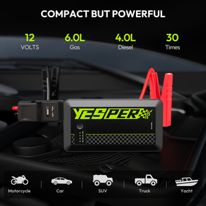 Yesper Armor <strong>Mini</strong> Hot Sale 12V Car Booster 1500A Peak Current <strong>Starter</strong> <strong>Jump</strong> Portable Power Pack For Automotive Rescue - Product Image 2