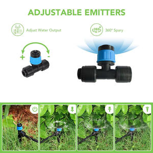 Kit d'irrigation goutte à goutte 70 pieds avec raccords rapides pour l'arrosage et l'humidification des jardins extérieurs - Product Image 4