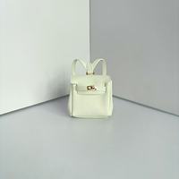 Mini sac à dos porte-clés en cuir PU au design anime pour femme - Porte-monnaie souple personnalisé de haute qualité, étui pour écouteurs, pendentif ornemental
