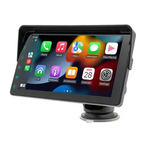 Vente en gros d'écrans d'affichage multimédia de navigation automobile à écran tactile stéréo de voiture 7 pouces Mp5 Moniteur portable à écran Carplay sans fil