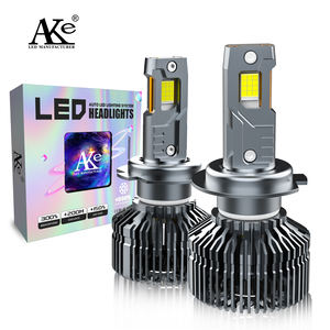 AKE K12 tubo de cobre doble LED faro de coche de alta potencia 240W 24000lm LED H1 H4 H7 H11 9005 9006 9012 4575 chips luces LED H4 - Product Image 1