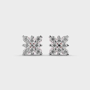 Premium Round Brilliant Moissanite <b>Stud</b> <b>Earrings</b> 925 Sterling <b>Silver</b> Classic Fashion Jewelry for Women Gift Collection - Product Image 5