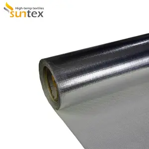 Fire-retardant Aluminized Glass Cloth Thermal Insulating Materials Of The Steam Heating Pipelines & Fire Suits