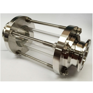 Vitre de contrôle sanitaire en acier inoxydable 304 304L 316L pour les industries pharmaceutiques avec verre de quartz borosilicaté de haute qualité - Product Image 3