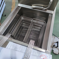 Friteuse à poulet commerciale pour restaurant de restauration rapide, friteuse à gaz industrielle de 25 L, friteuse ouverte, prix pour KFC