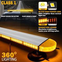 Pinzhi 31-Zoll Voll-Aluminium LED-Lichtleiste Neue Notfall-Dachblitzleuchten 12V 1200 Lumen Sicherheitswarnung Auto-Zubehör für