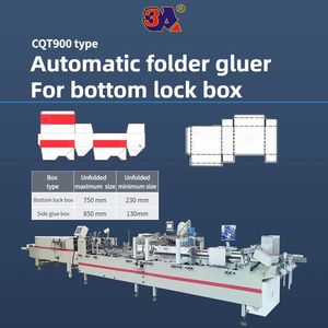 Folder Gluer Machine Automatic Folder Gluing Machine for Side <b>Glue</b> Straight Line Box Bottom Lock 4/6 Corner Box Cardboard Box - Product Image 3