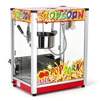 Machine à Popcorn Commerciale Électrique à Plateau Plat pour Bar à Snacks et Cinéma