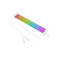 Cable de tira LED ARGB para computadora de juegos, 5V 3 pines, silicona, para aplicaciones de escritorio, GPU, placa base, con funda, 12 meses de garantía