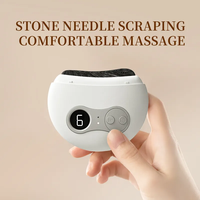 Masseur corporel à micro-courant OEM ODM avec EMS, planche de raclage thermique Gua Sha, batterie au lithium intégrée 500 mAh
