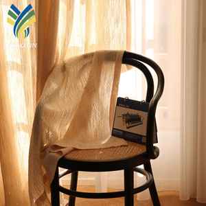 "Rideaux de fenêtre en bambou de coton de soie de lin occultant personnalisés pour les décorations d'hôpital à la maison" - Product Image 2