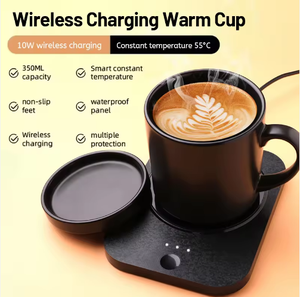 <span class=keywords><strong>Taza</strong></span> Inteligente con Calentador de Diseño Novedoso, Control de Temperatura Termostático de 55 Grados, Logotipo Personalizado, <span class=keywords><strong>Taza</strong></span> de Cerámica <span class=keywords><strong>Autocalentable</strong></span> - Product Image 2