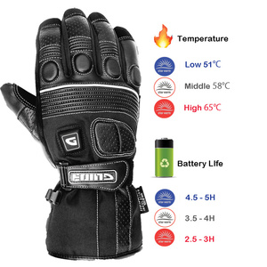 Gants chauffants rechargeables en fibre de carbone OEM pour moto avec 3 niveaux de chaleur - Product Image 1