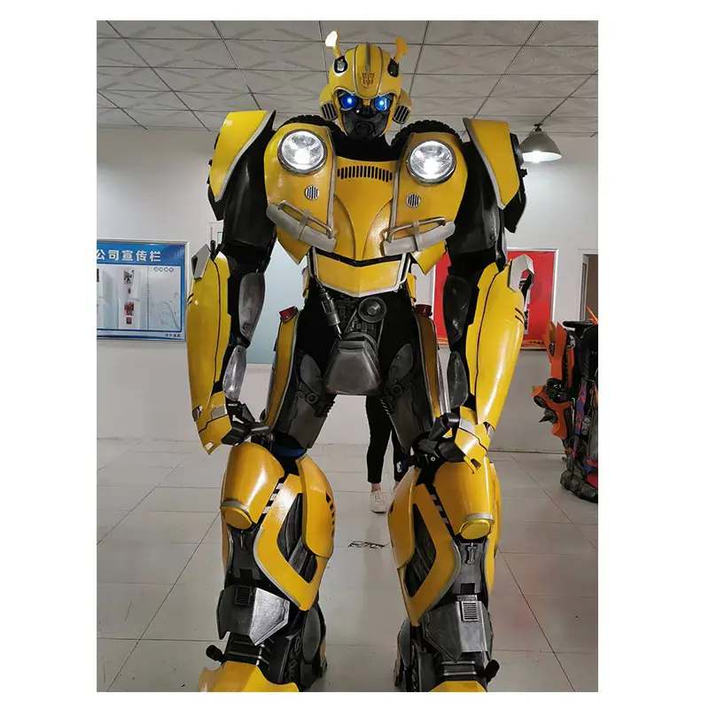 Pabrik Outlet LED Robot kostum Film lingkungan Cosplay Led Robot kostum Stilt