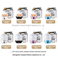 Usine Automatique Mise Hors Tension Électrique Portable Automatique Mini Alimentaire Vapeur Petit Déjeuner Machine Usage Domestique Oeuf Chaudières Cuiseur
