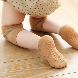 Pamuk emniyet emekleme Anti kayma bebek diz pedleri bebek emekleme diz pedleri bebek diz pedleri koruyucu - Product Image 6