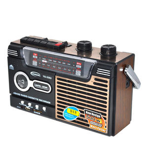 วิทยุเทปคาสเซ็ตแบบย้อนยุค 4 ย่านความถี่ AM FM SW พร้อมเครื่องเล่น USB SD MP3 แบบพกพาสำหรับใช้ในบ้าน พร้อมระบบหยุดอัตโนมัติ - Product Image 2