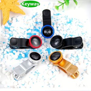 Lente de Zoom Universal 3 en 1 con Clip para Teléfono, Gran Angular y Ojo de Pez para Teléfono Móvil - Product Image 1