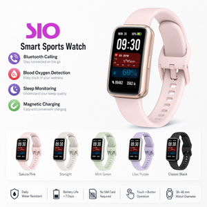Smartwatch Multifunzione con Monitoraggio della Pressione Sanguigna, Compatibile iOS, Quadrante Quadrato, Chiamate Bluetooth, Certificato CE - Product Image 6