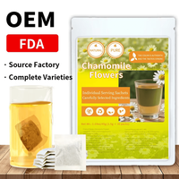 LUMIFLORA Sachets de Thé à la Camomille 1,5g 30 Sachets Traitement par Bulles Chaudes Régulation Thermique Santé Gastro-intestinale Beauté Soins de la Peau 18