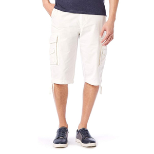Pantalones Cortos Casuales de Verano para Hombre, Más Vendidos, con Cintura Elástica, Estilo Cargo, con Patrón Sólido, Personalizados, para Correr - Product Image 4