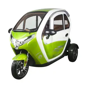 Wholesale Hot Products Cargo Electric 3 Wheeler Tricycle 3 Wheel Electric Scooter 60V Tricycles 3 Seats Full Cabin