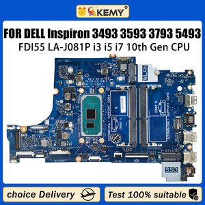 Para placa base DELL 5493 3793 3593 15 5593 3493 5590 5770 100% placa base de computadora portátil I3 i5 i7 probado - Product Image 3
