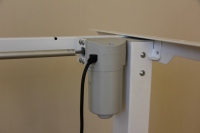 Table de bureau ergonomique moderne à moteur unique avec cadre de bureau électrique réglable en hauteur